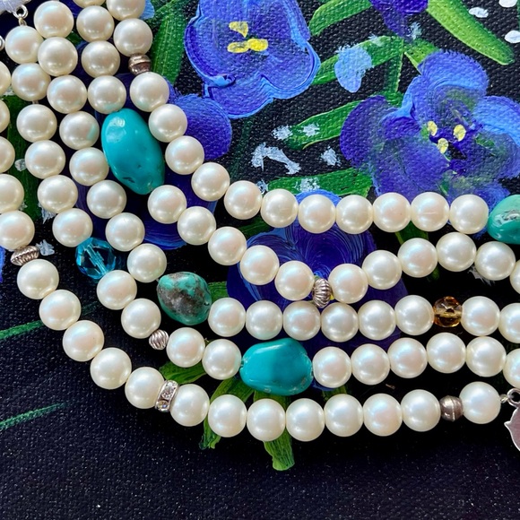 Foree Hunsicker Sterling Silver Multi Strand Bracelet - Picture 12 of 13